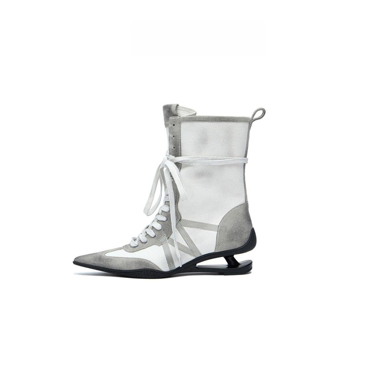 Retro Knight Boots with Straps