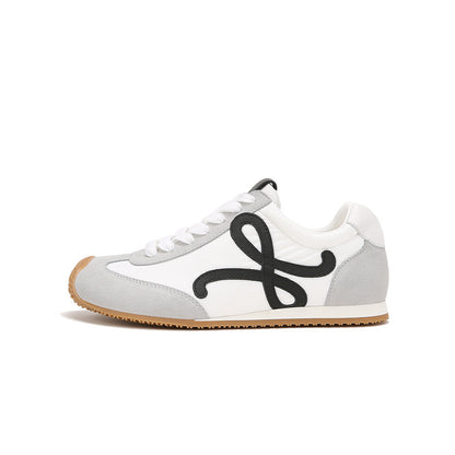 Retro Lace-Up Casual Sneakers for Women