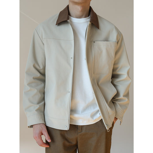 Retro Lapel Casual Jacket