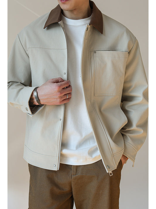 Retro Lapel Casual Jacket