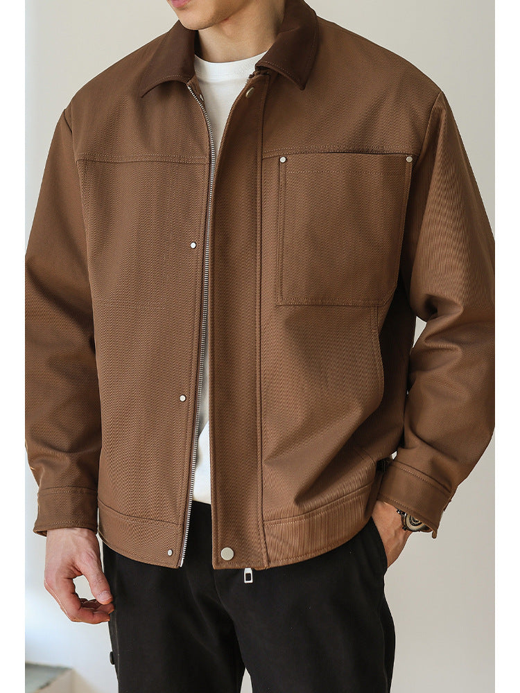 Retro Lapel Casual Jacket