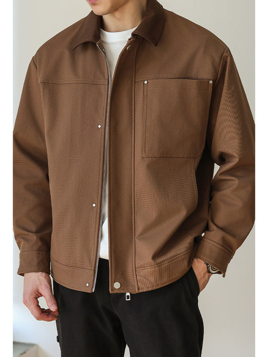 Retro Lapel Casual Jacket