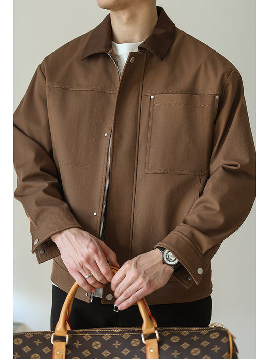 Retro Lapel Casual Jacket