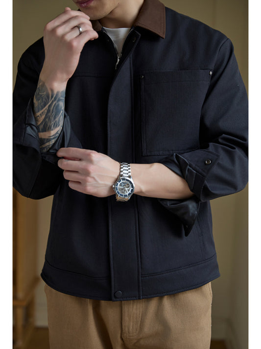 Retro Lapel Casual Jacket