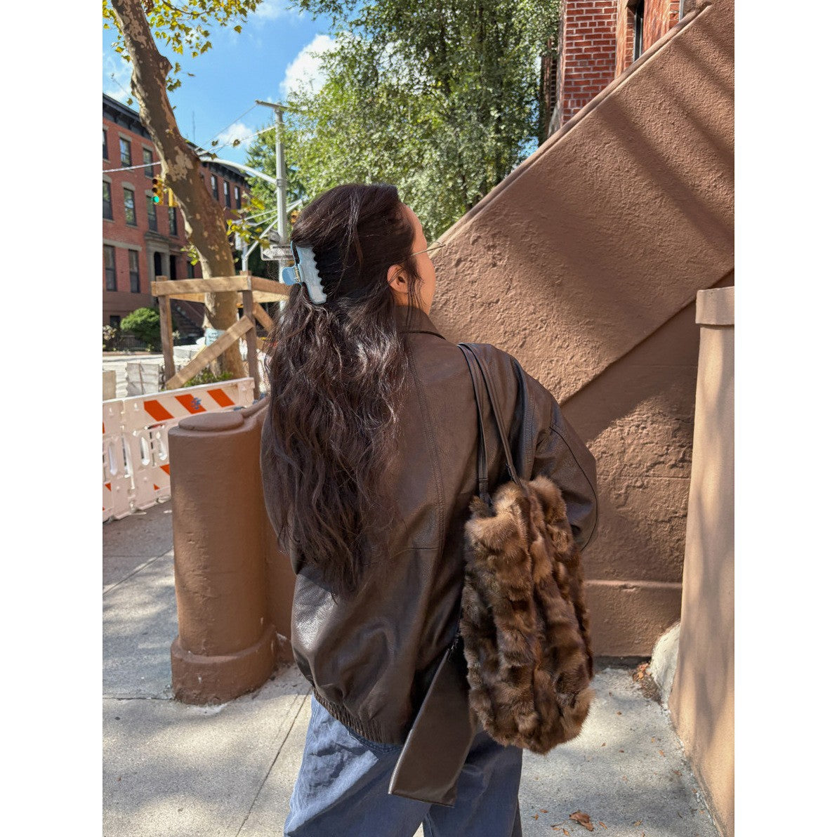 Retro Lapel Leather Jacket