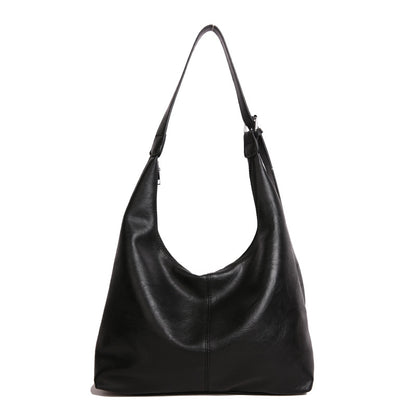 Retro Large Capacity PU Tote Bag