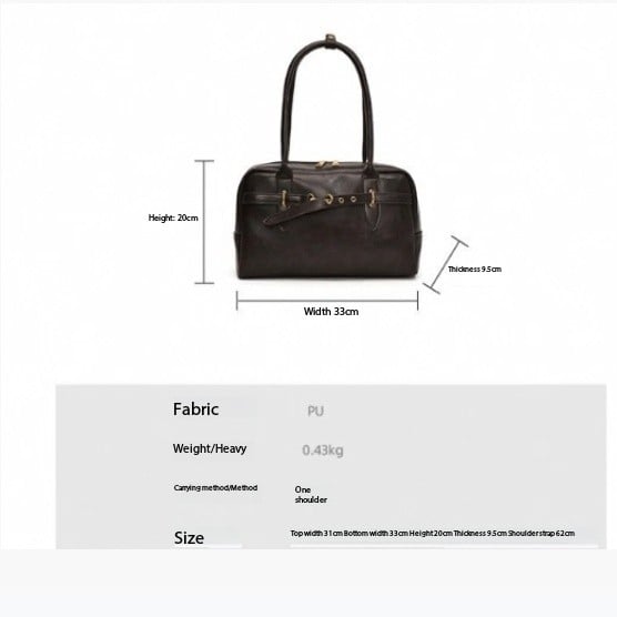 Retro Large Capacity Shoulder Bag for Women