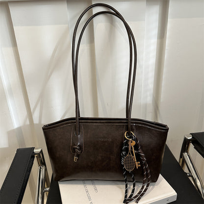 Retro Large Capacity Shoulder Tote Bag