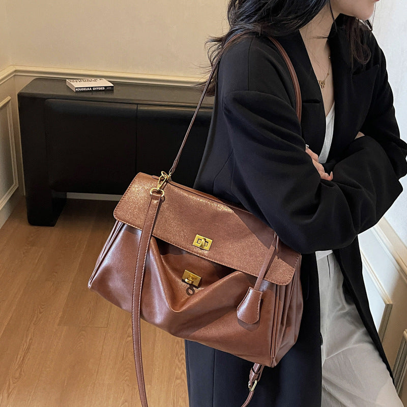 Retro Large Capacity Tote Bag