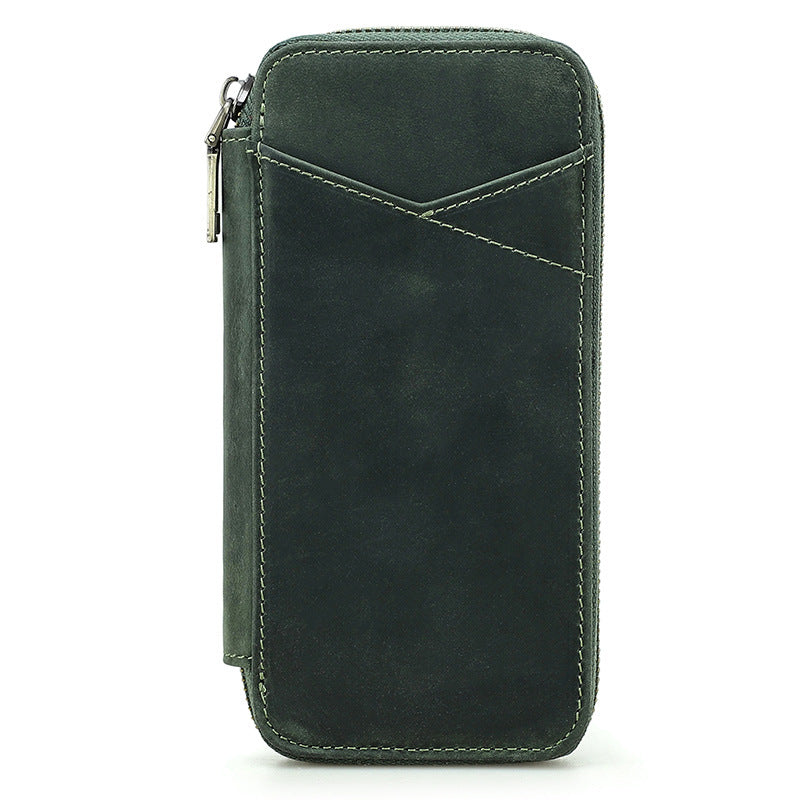 Retro Leather Pen Case
