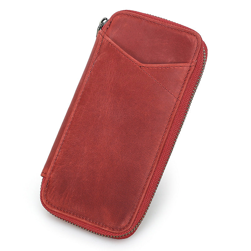 Retro Leather Pen Case