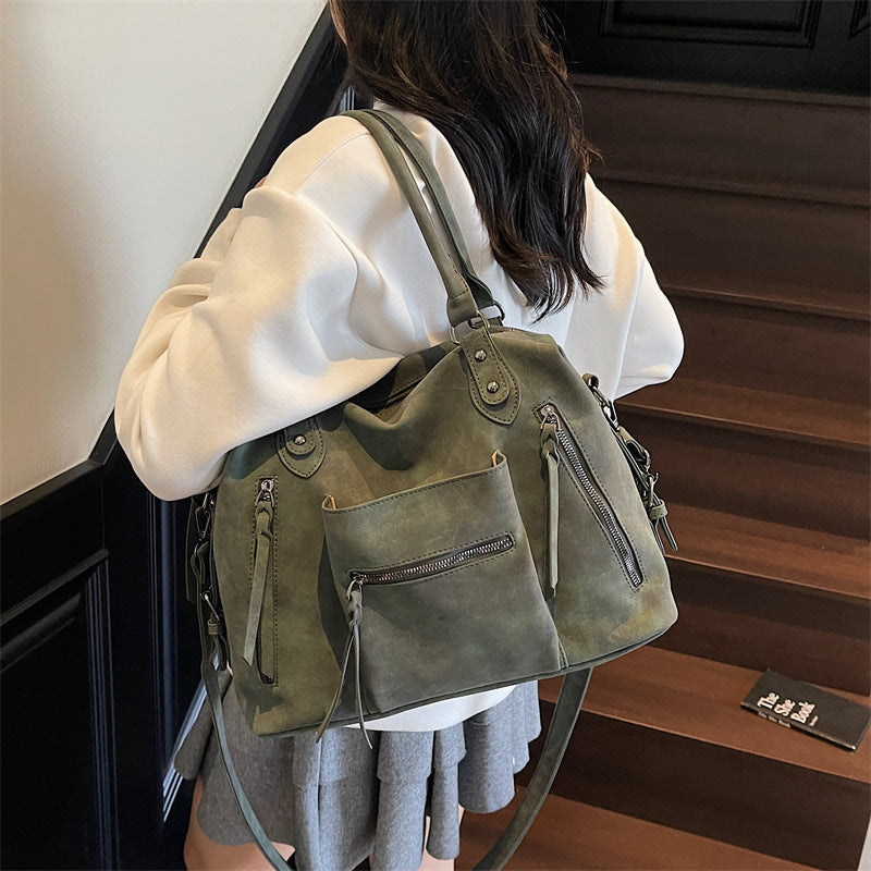 Retro Leather Shoulder Crossbody Bag