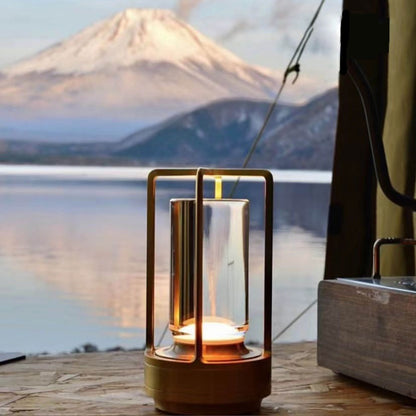 Retro LED Cross Touch Table Lamp