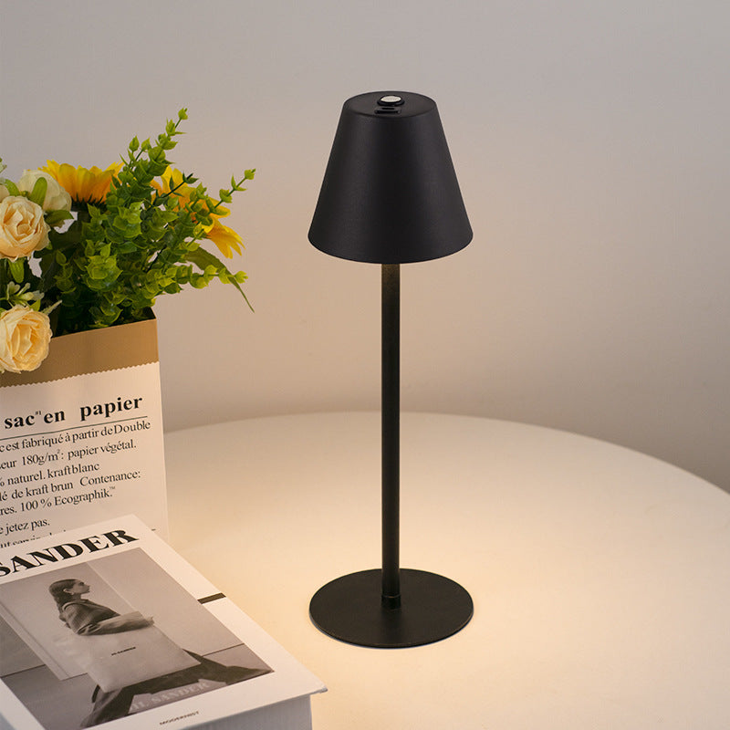 Retro LED Table Lamp with Touch Control and USB Charging