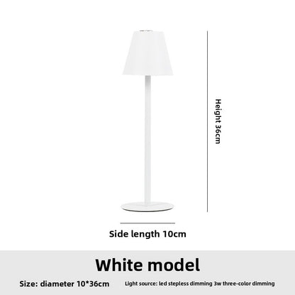 Retro LED Table Lamp with Touch Control and USB Charging