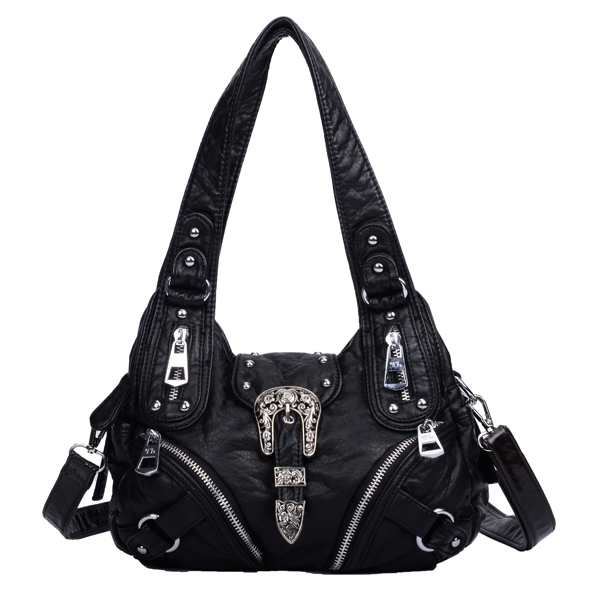 Retro Leopard Print Shoulder Bag