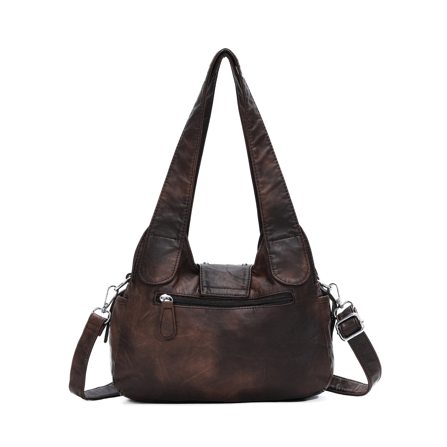 Retro Leopard Print Shoulder Bag
