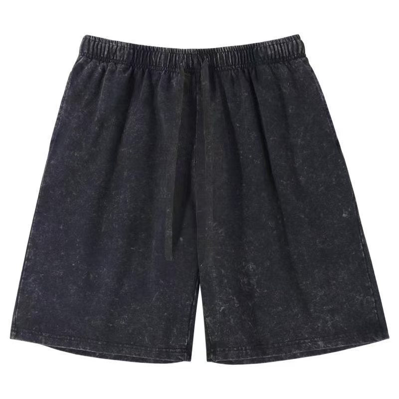 Retro loose-fitting capri pants