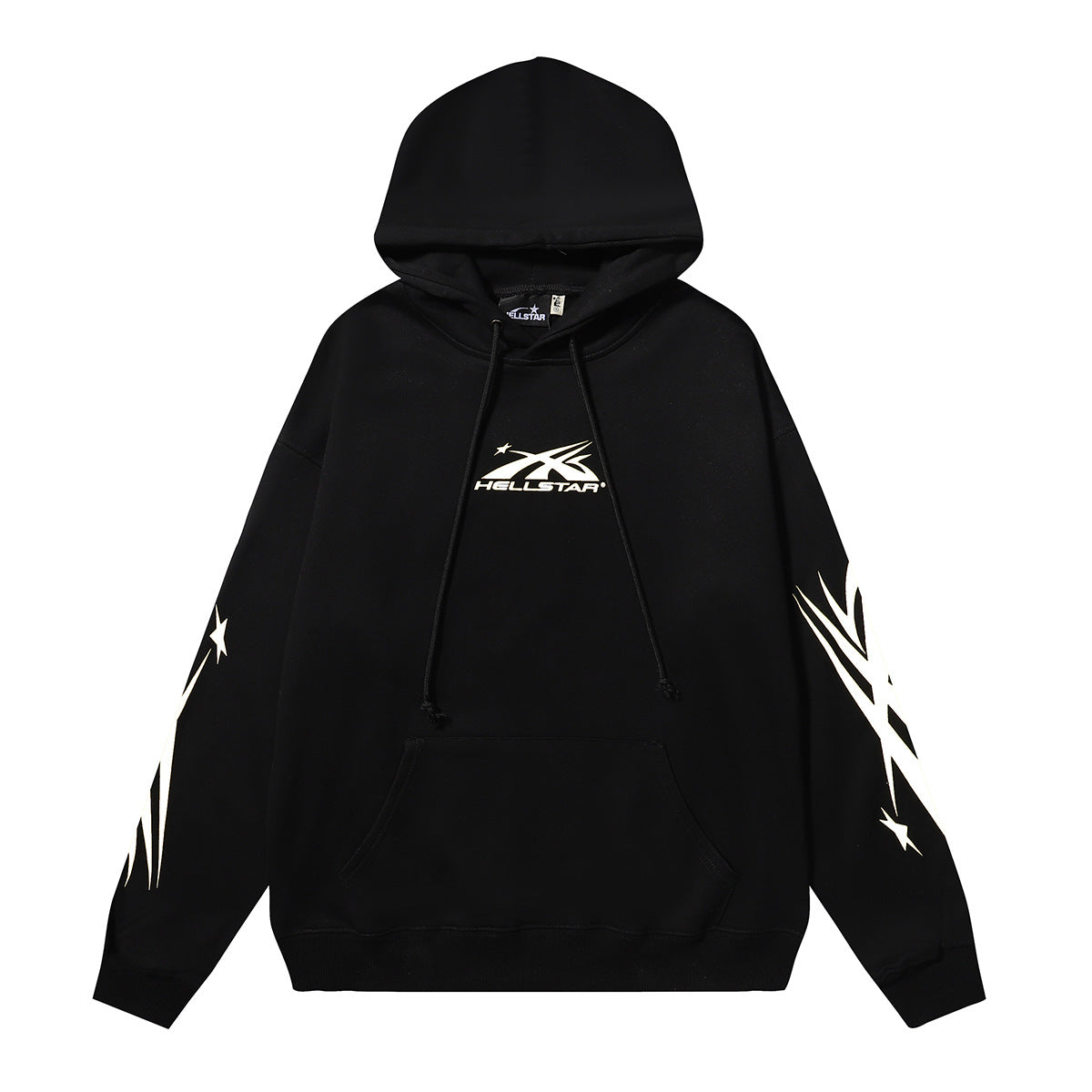 Retro loose hooded sweatshirt and sweatpants