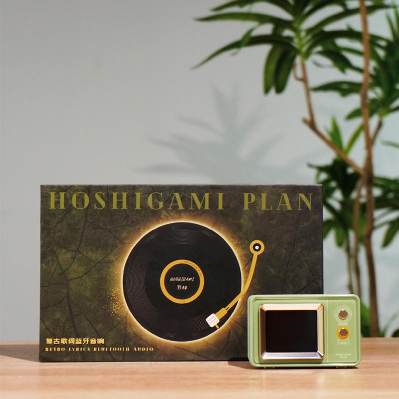 Retro lyrics Bluetooth speaker