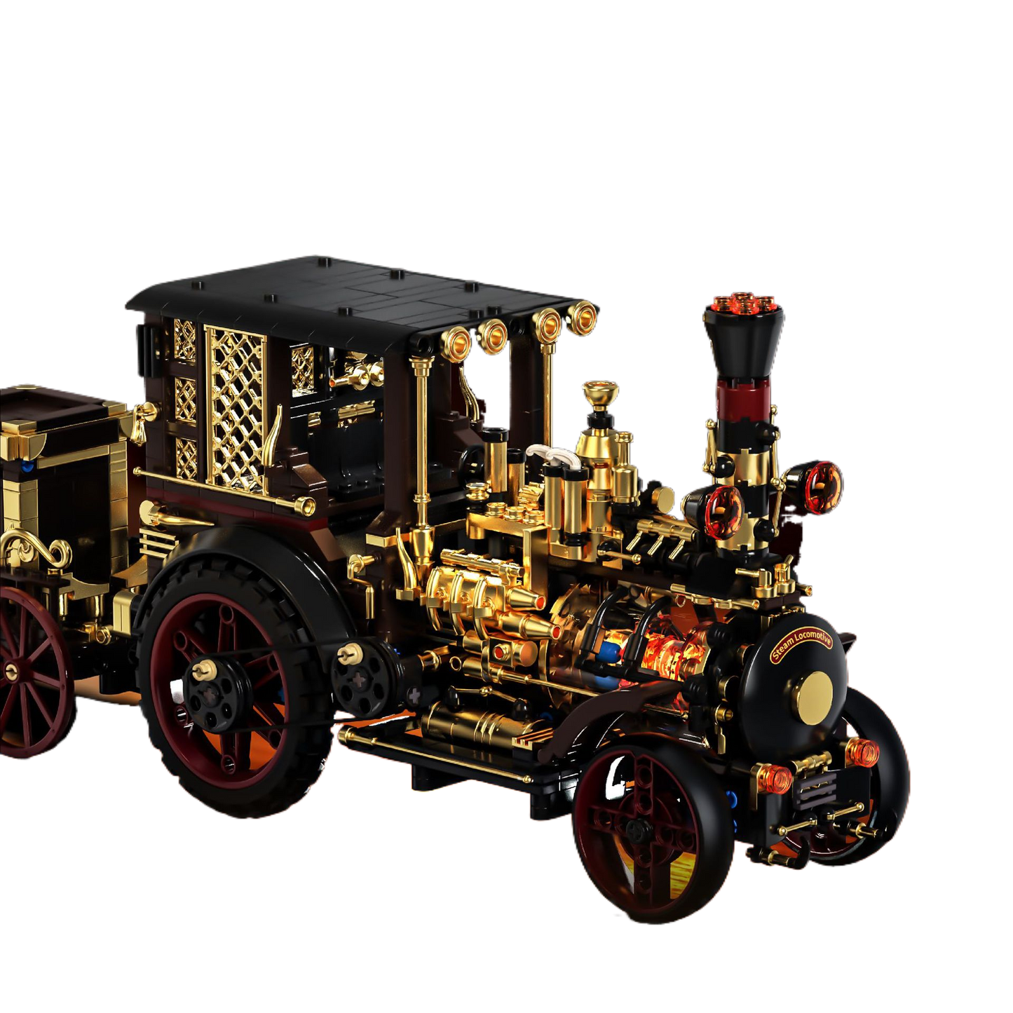 Retro mechanical steam train