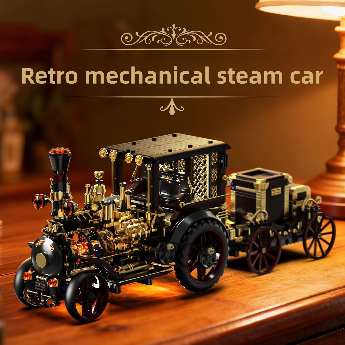 Retro mechanical steam train