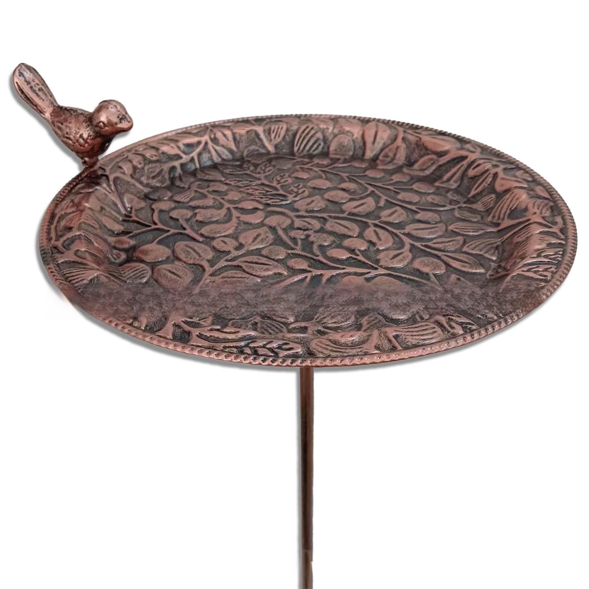 Retro Metal Bird Bath Feeder