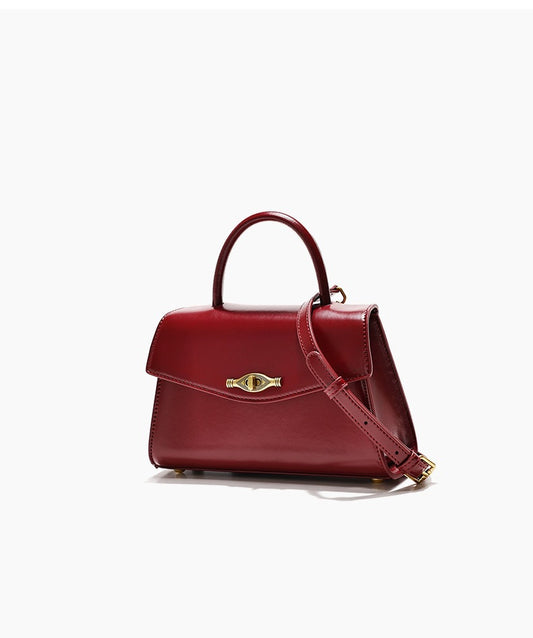 Retro Metal Buckle Crossbody Handbag