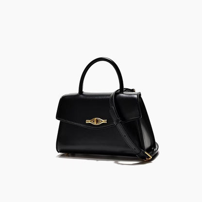 Retro Metal Buckle Crossbody Handbag