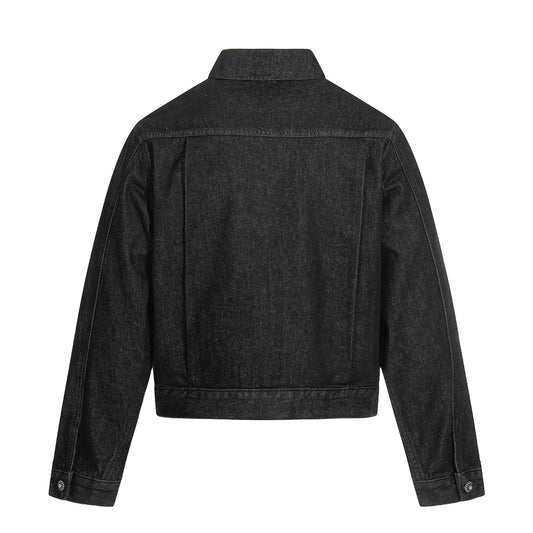 Retro Metal Buckle Denim Jacket