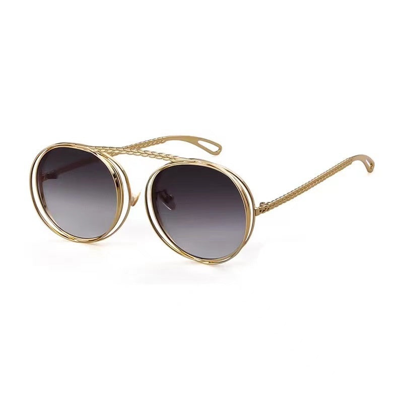 Retro Metal Chain Sunglasses