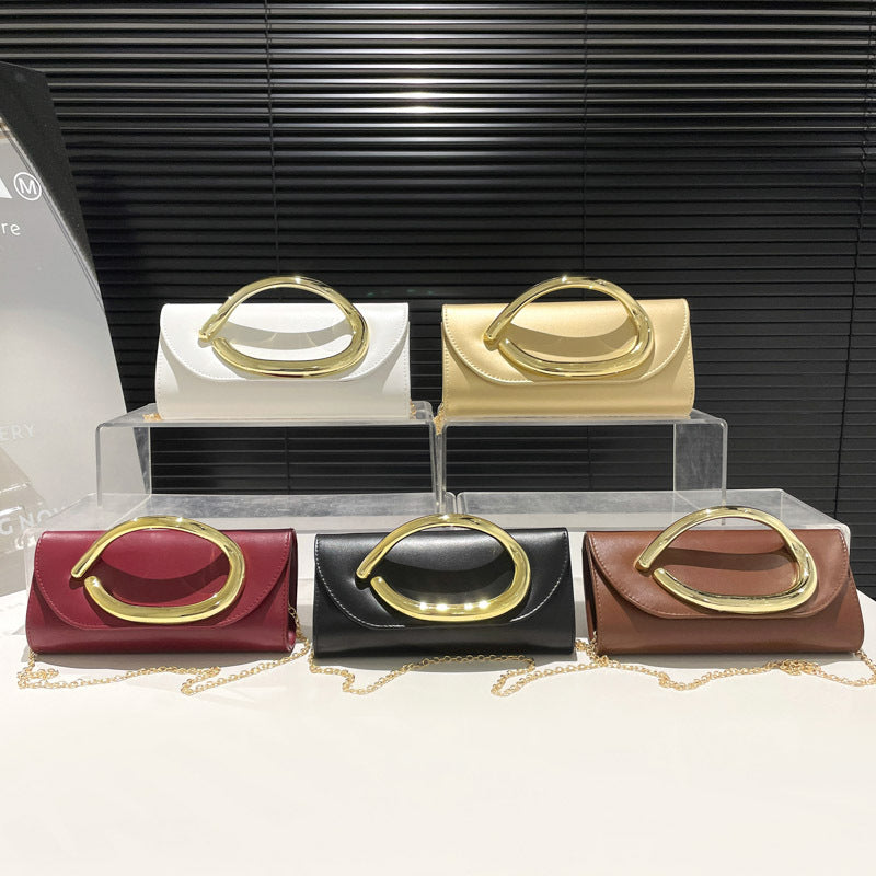 Retro Metal Crossbody Evening Bag