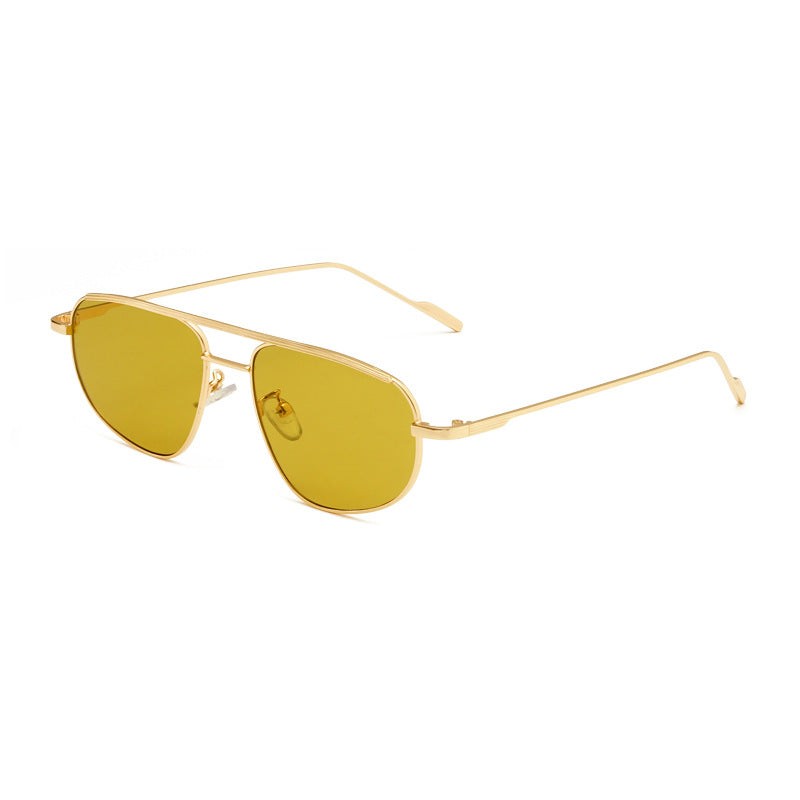 Retro Metal Frame UV400 Sun Glasses