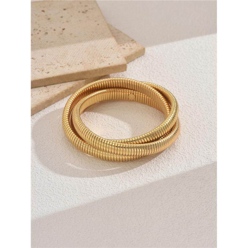 Retro Metal Snake Bone Chain Bracelet Choker