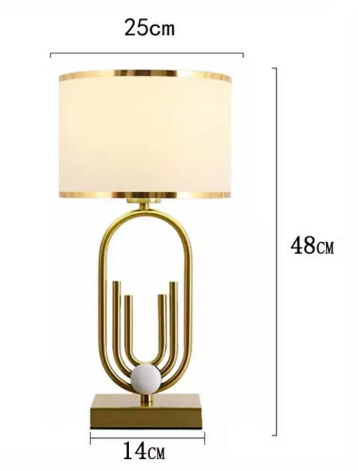 Retro Metal Table Lamp for Home Decor