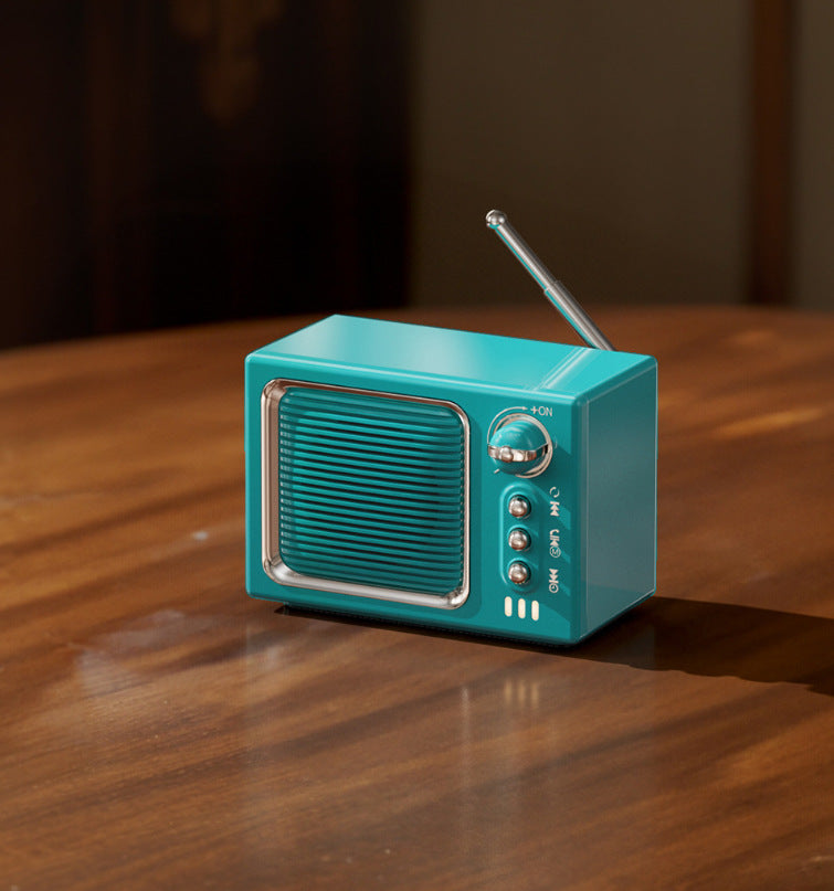 Retro Mini Bluetooth Speaker with White Noise