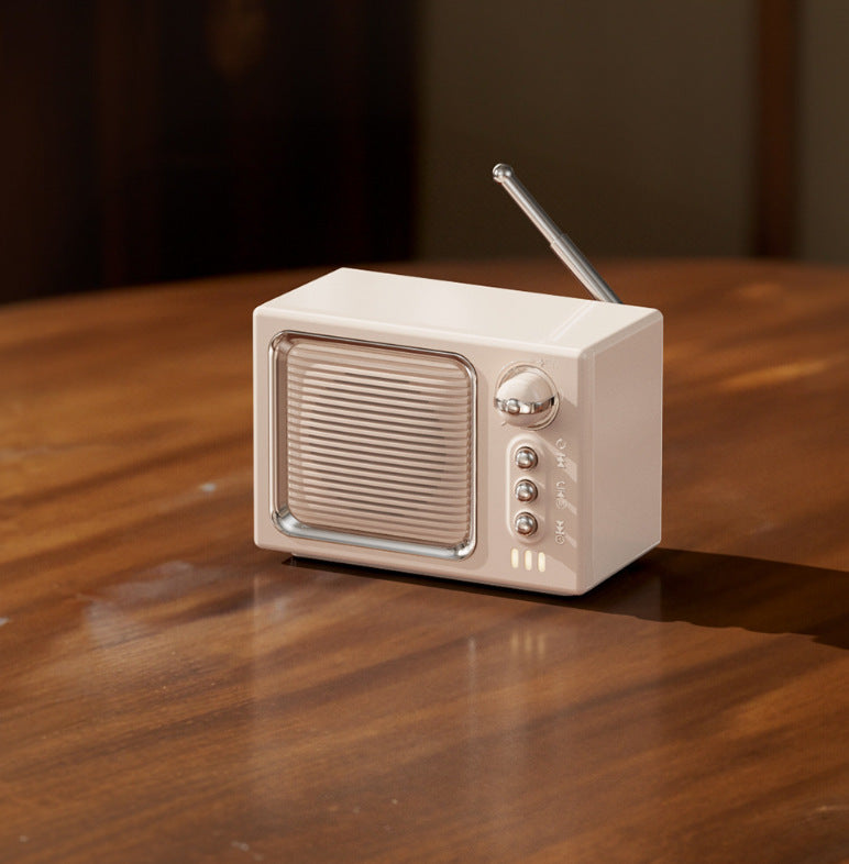 Retro Mini Bluetooth Speaker with White Noise