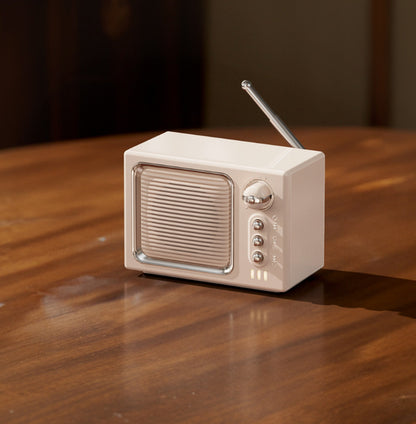 Retro Mini Bluetooth Speaker with White Noise