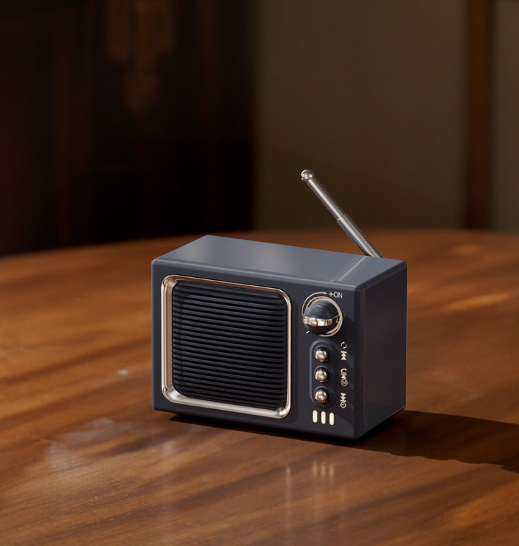 Retro Mini Bluetooth Speaker with White Noise