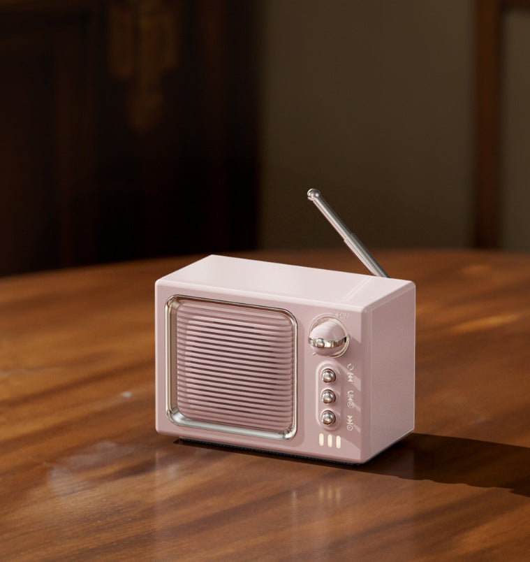 Retro Mini Bluetooth Speaker with White Noise