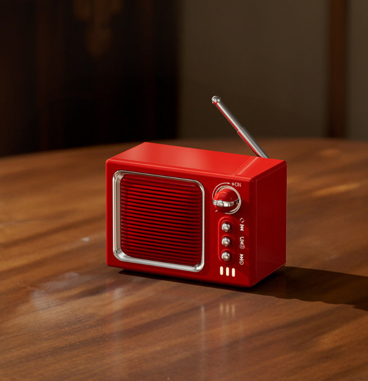Retro Mini Bluetooth Speaker with White Noise