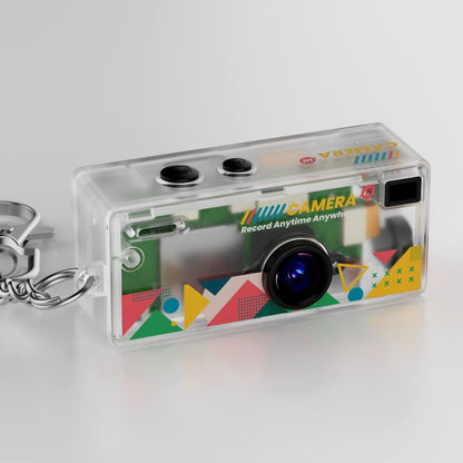 Retro Mini Digital Camera Keychain
