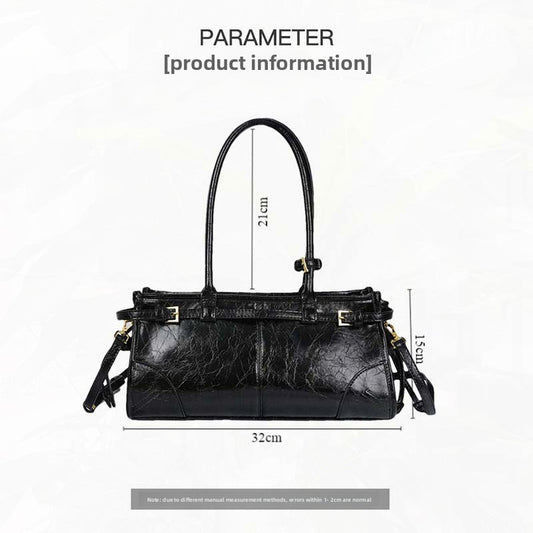 Retro motorcycle crossbody shoulder bag