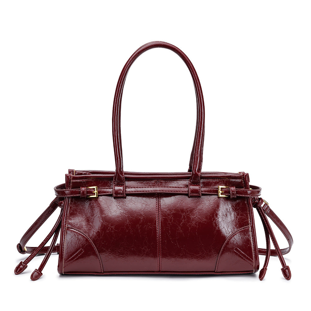 Retro motorcycle crossbody shoulder bag