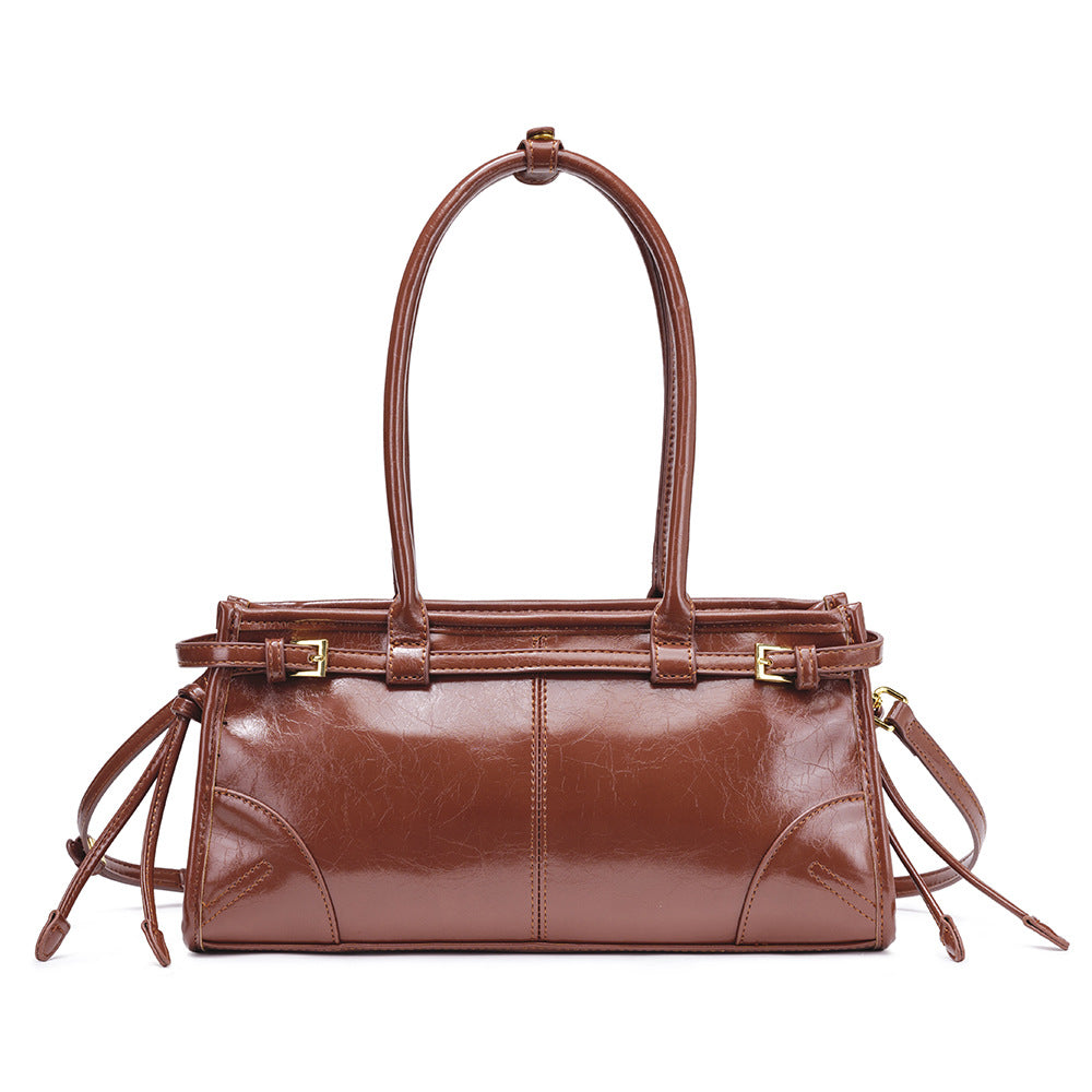 Retro motorcycle crossbody shoulder bag
