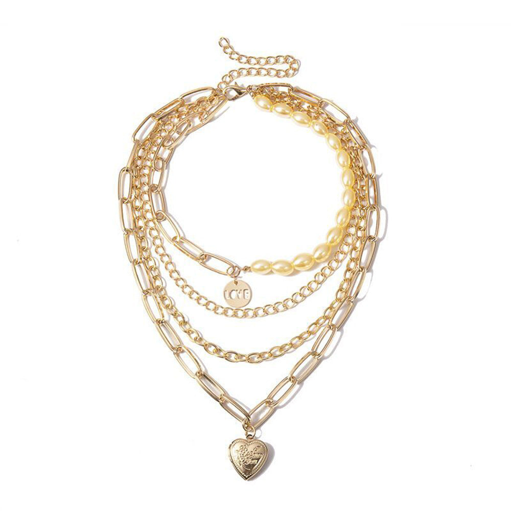 Retro Multi-Layer Alloy Necklace