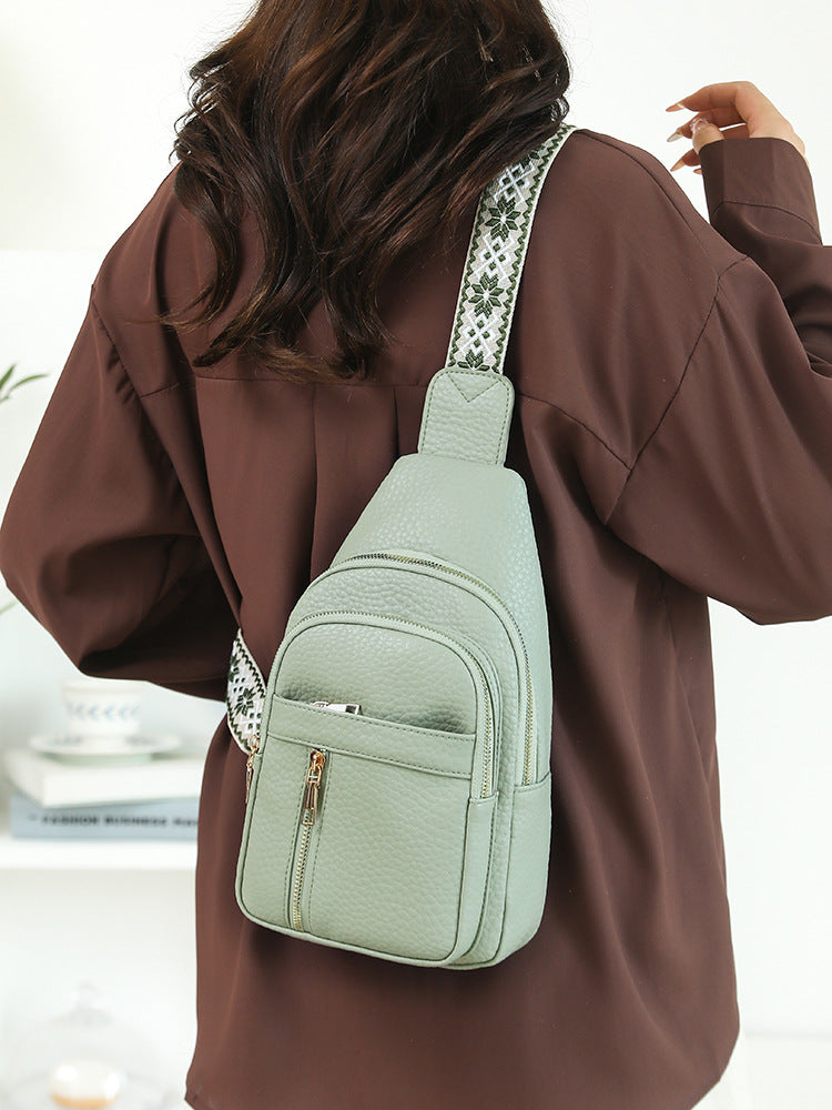 Retro Multifunctional Chest Shoulder Bag
