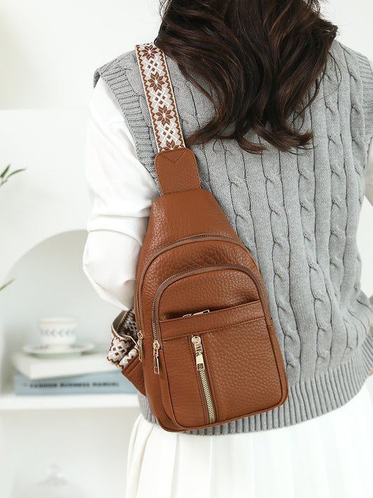 Retro Multifunctional Chest Shoulder Bag