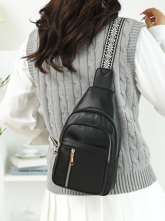 Retro Multifunctional Chest Shoulder Bag