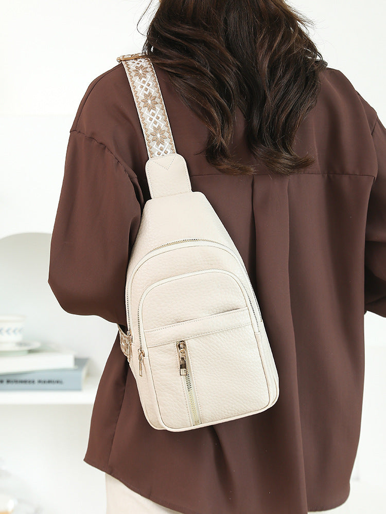 Retro Multifunctional Chest Shoulder Bag